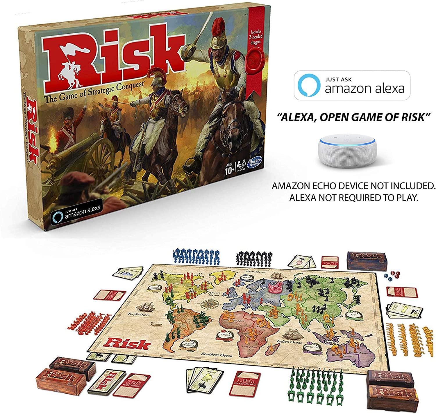 Risk Board Game with Dragon Token for $18.40