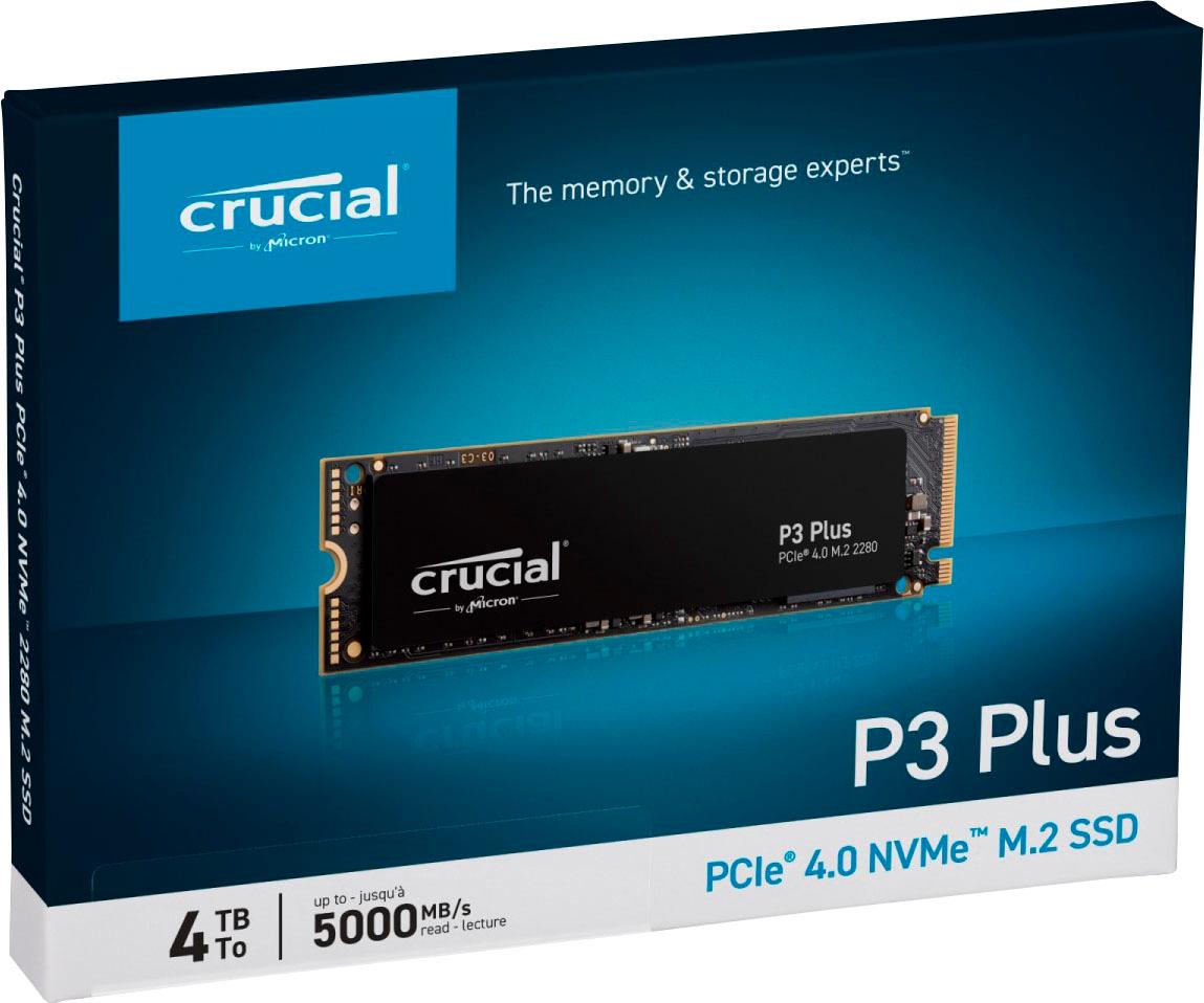 4TB Crucial P3 Plus PCIe 3D Nand NVMe M2 SSD Solid State Drive for $279.99 Shipped