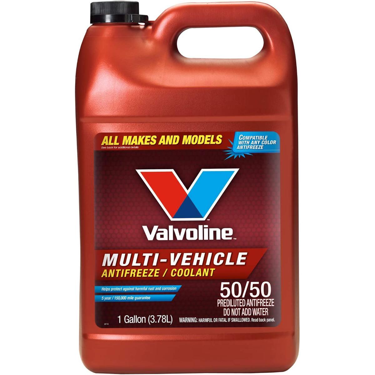 Valvoline Multi-Vehicle 50/50 Prediluted Antifreeze Coolant for $6.51 Shipped