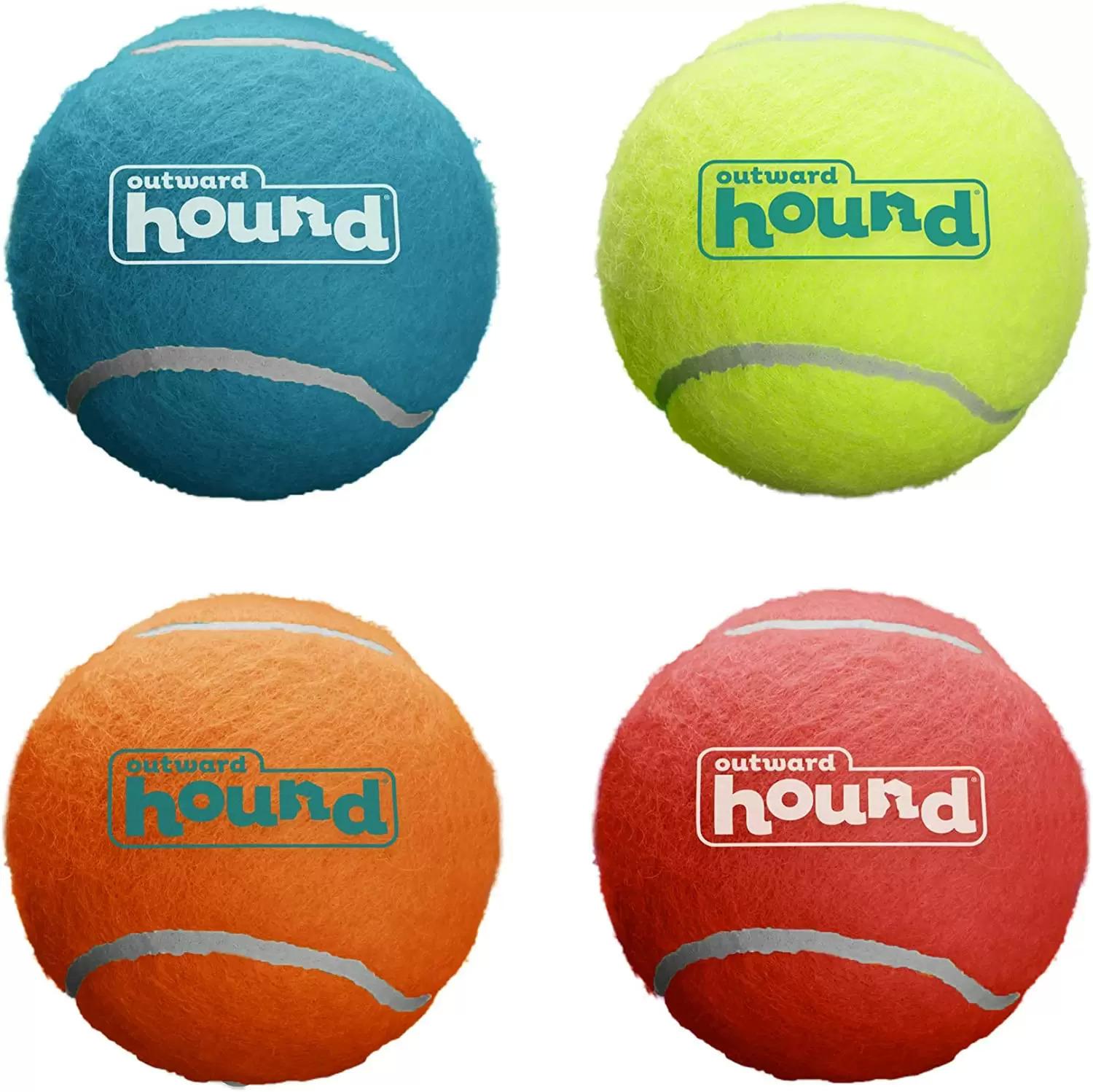 Outward Hound Squeaker Ballz Fetch Dog Toy 4 Pack for $3.49 Shipped