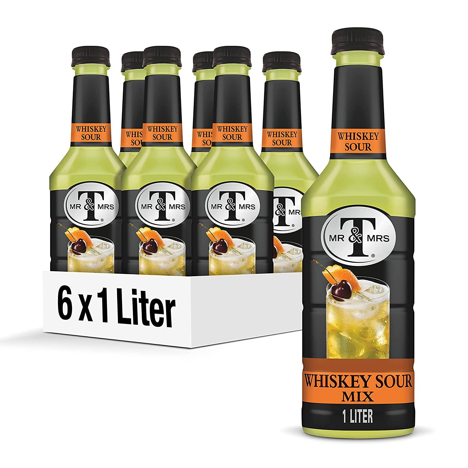 Mr and Mrs T Whiskey Sour Mix 6 Pack for $11.99 Shipped