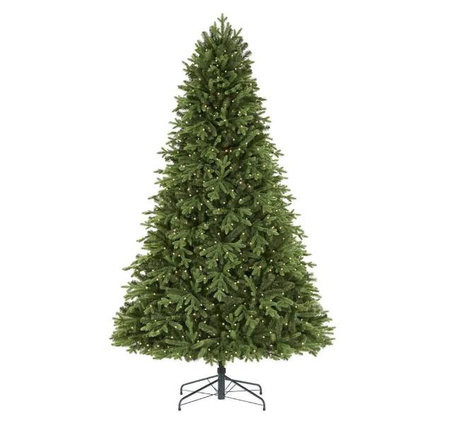 7.5ft Home Decorators Twinkly Swiss Mountain Fir Christmas Tree for $299.50 Shipped