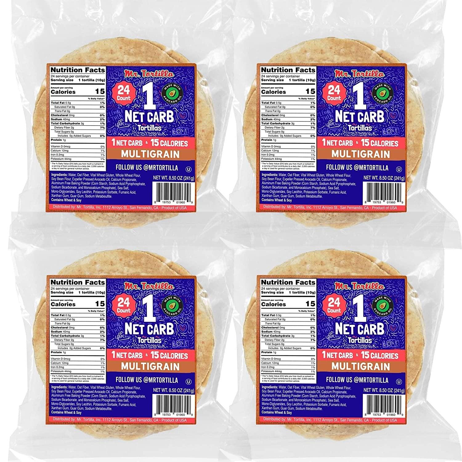 Mr Tortilla Low Carb Tortilla Wraps 96 Pack for $14.89 Shipped