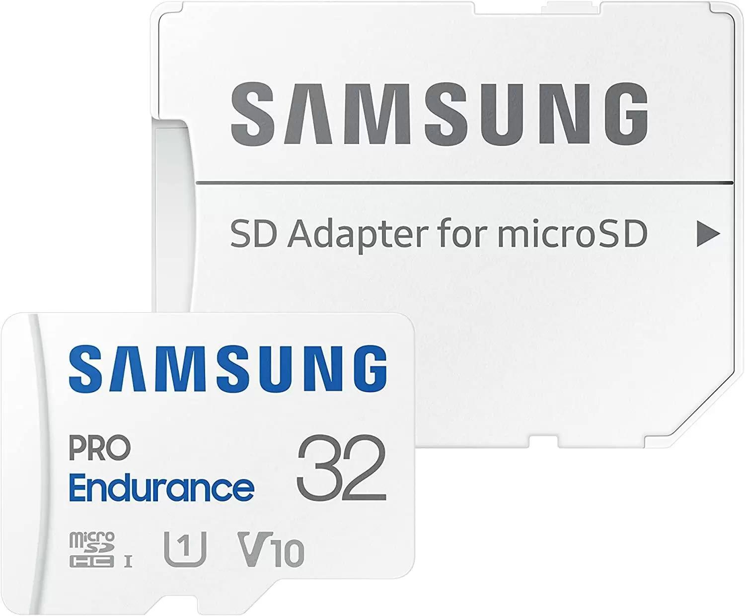 32GB Samsung Pro Endurance U1 microSDXC Memory Card for $6.99
