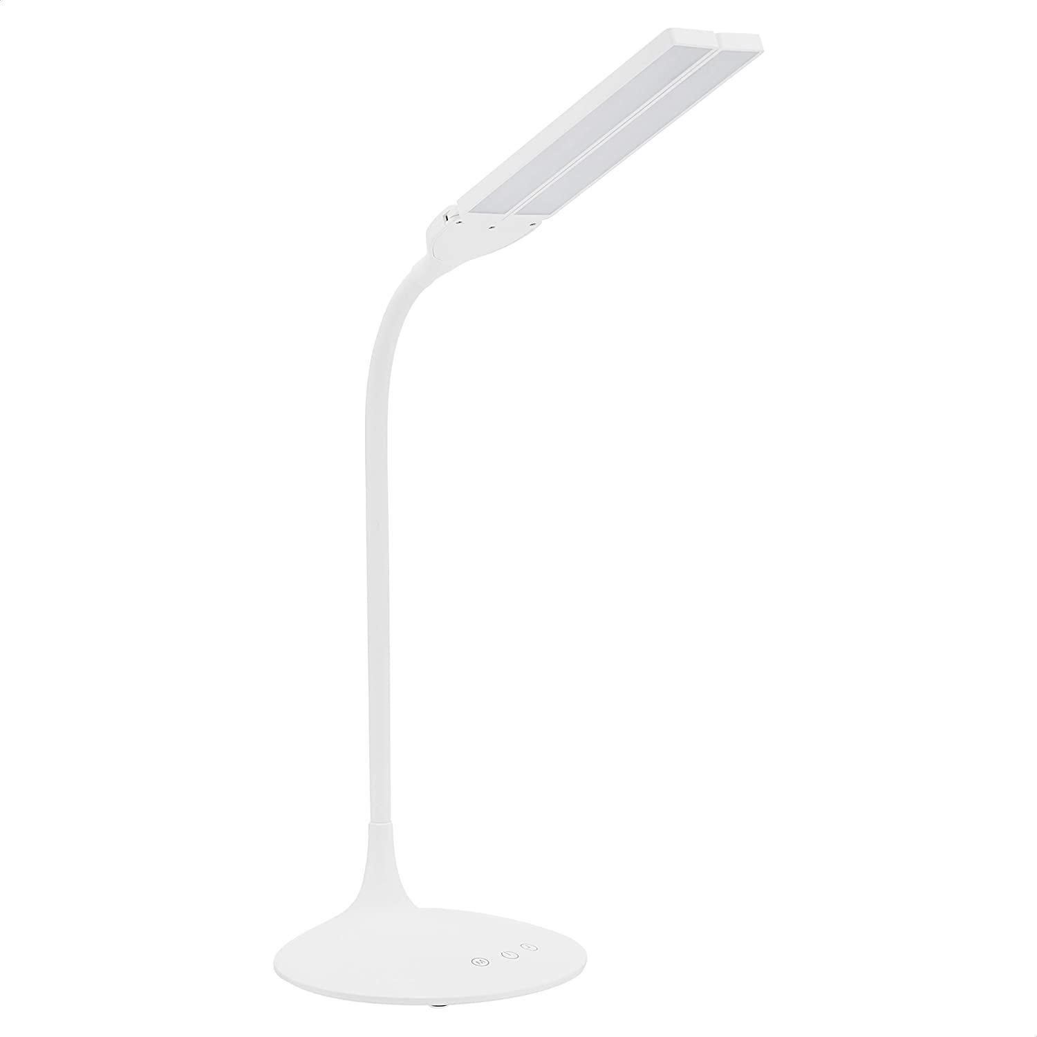 Amazon Basics Dual Head LED Touch Control Desk Lamp for $4.40