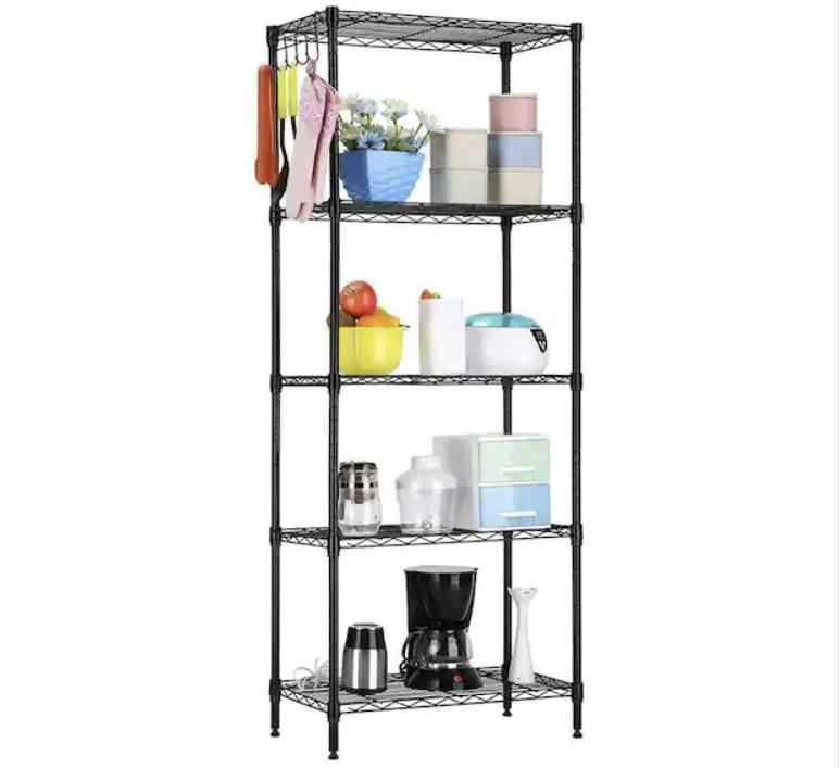 5-Tier Freestanding Storage Shelving Unit for $33.47 Shipped