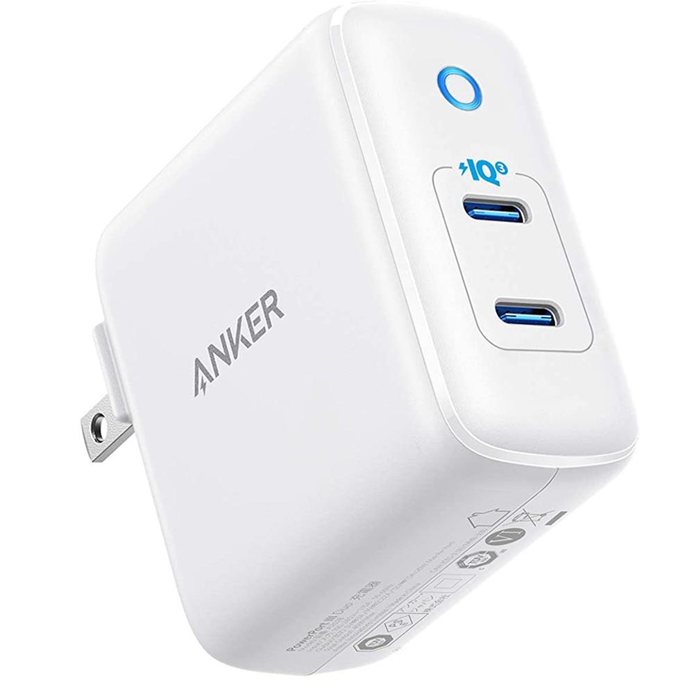 40W Anker PowerPort III Duo Type C Foldable Fast Charger for $18.99