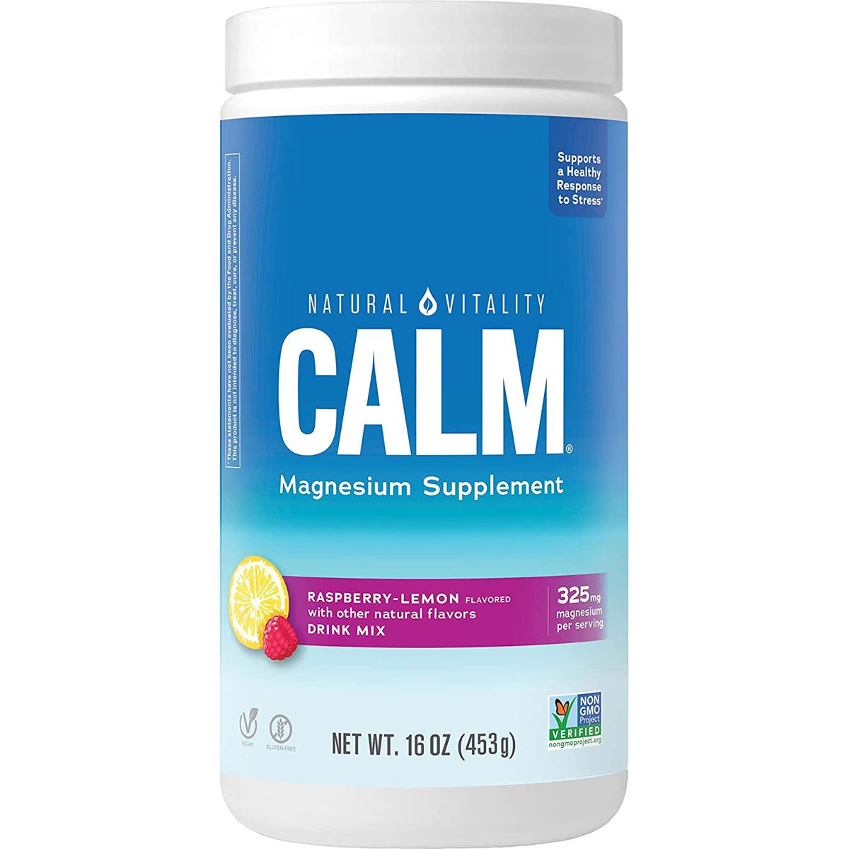 Natural Vitality Calm Dietary Magnesium Citrate Supplement Powder for $13.29 Shipped