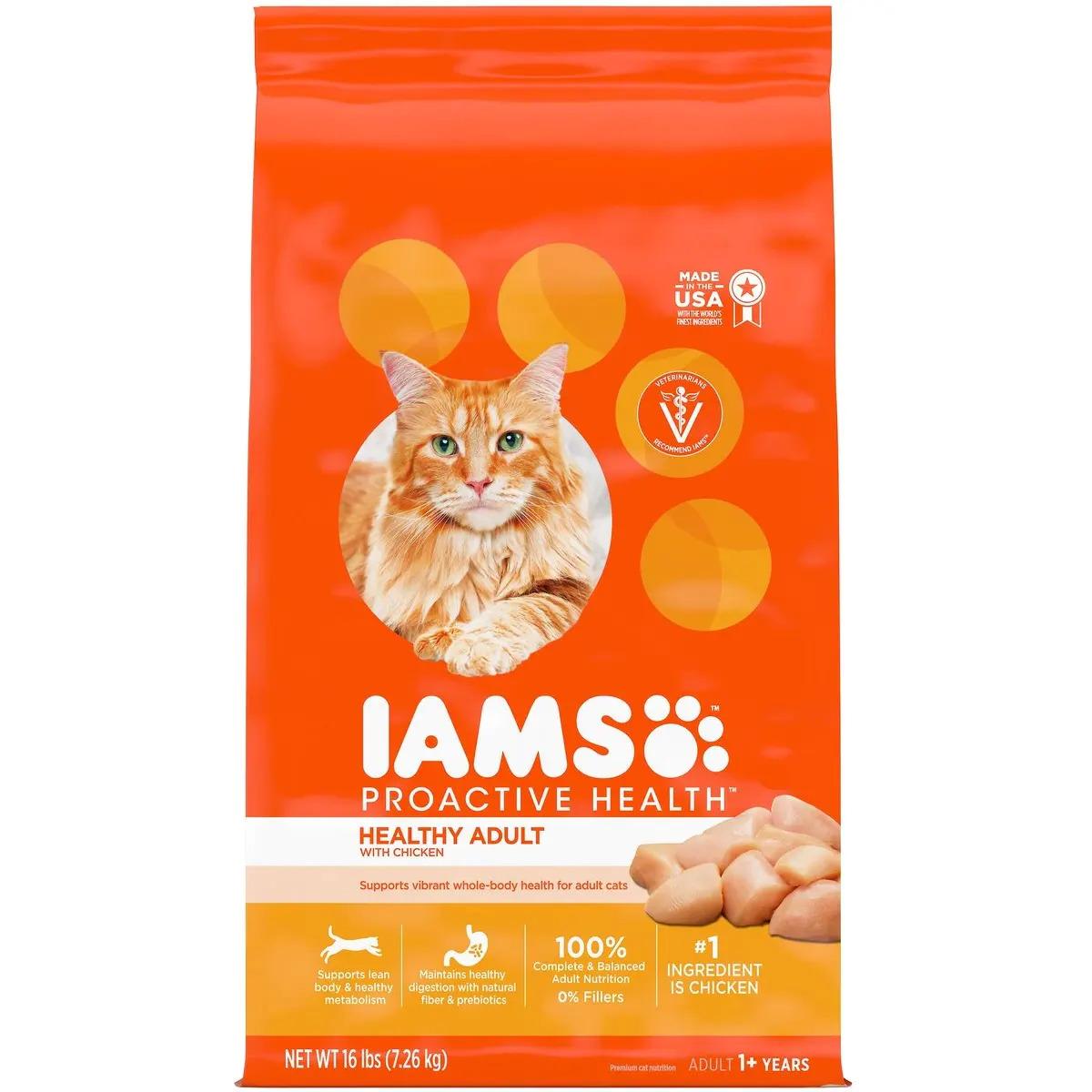 Iams ProActive Health with Chicken Dry Cat Food for $14.28 Shipped
