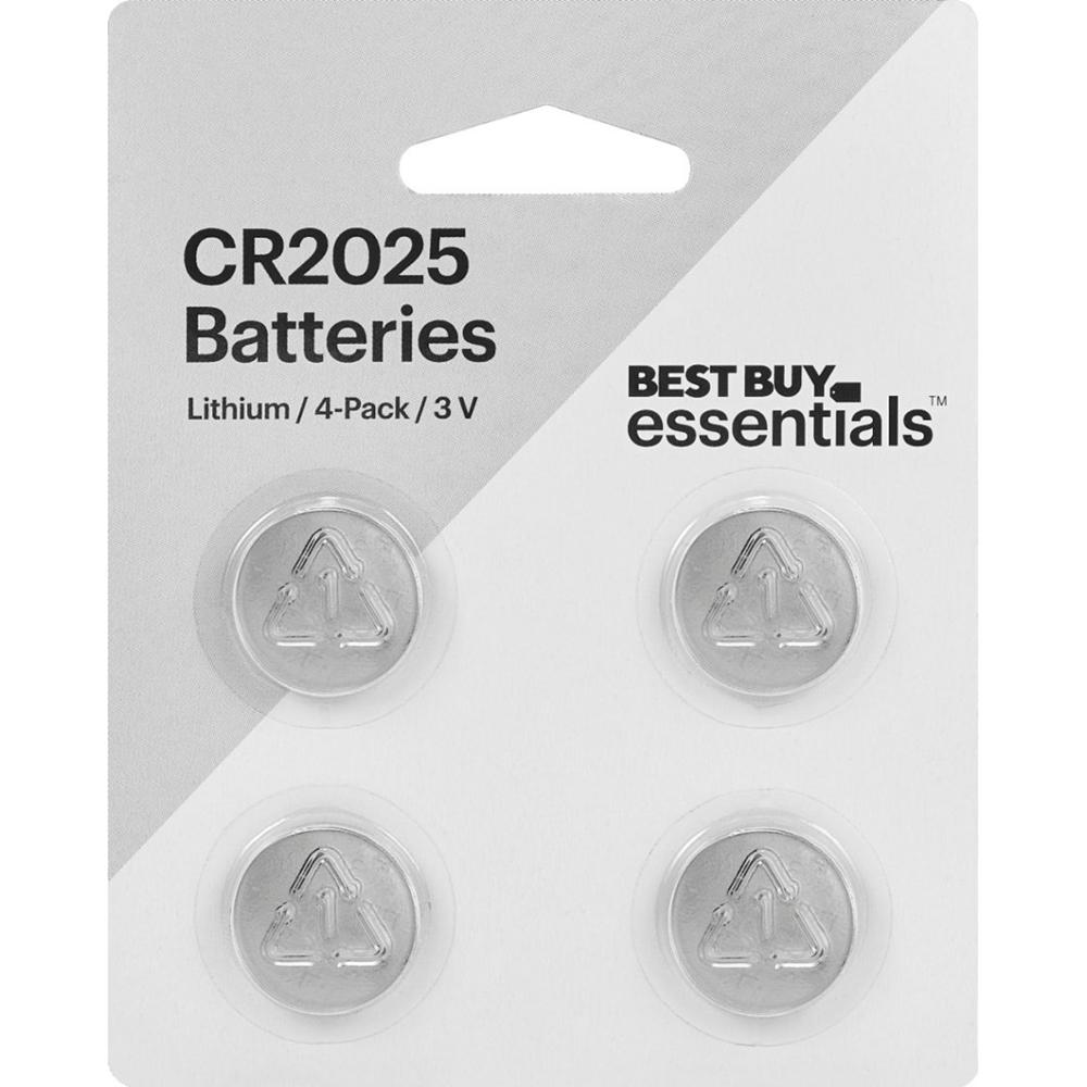 Best Buy essentials CR2025 Batteries 4 Pack for $1.99