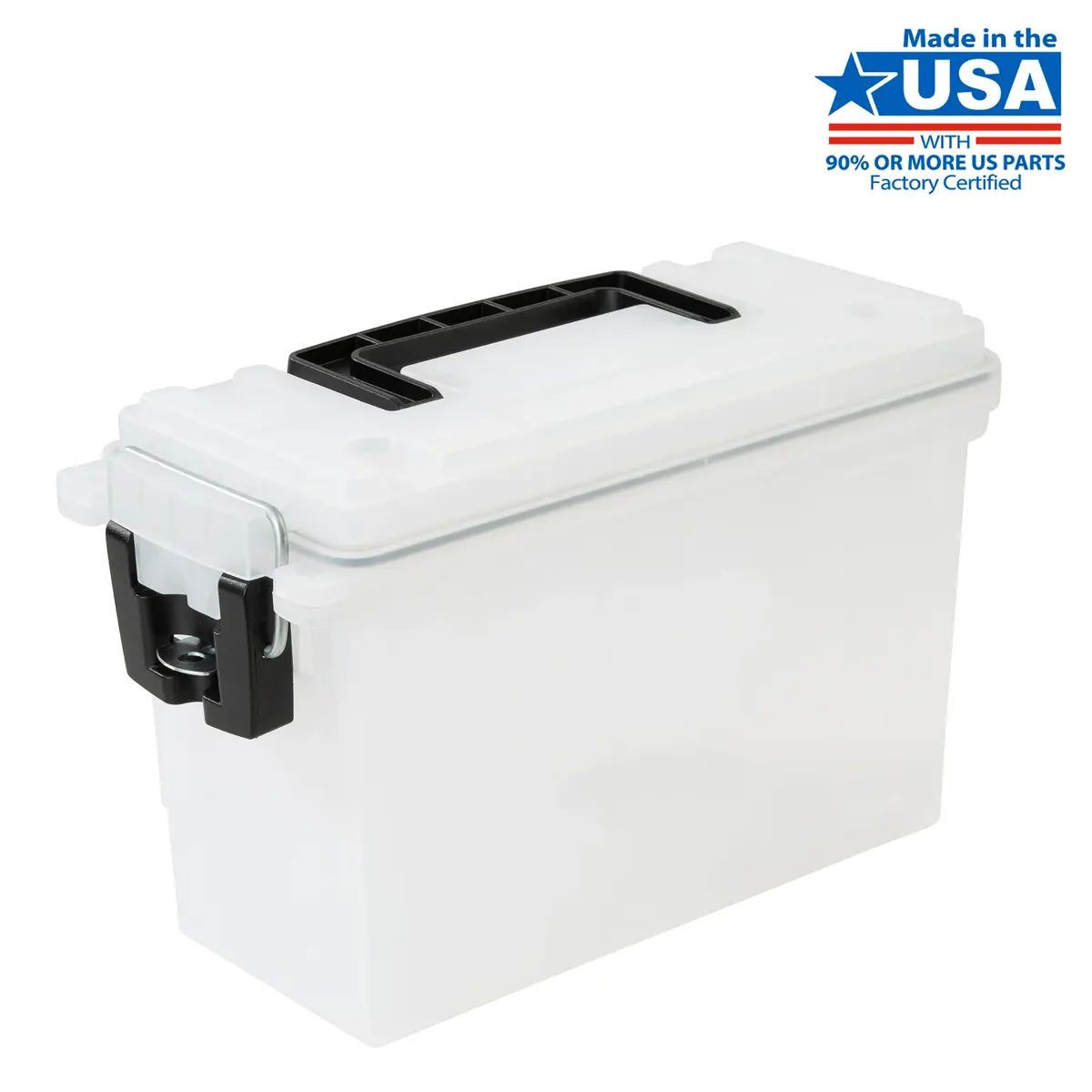 Hyper Tough Frost Locking and Stacking Utility Box for $6.88