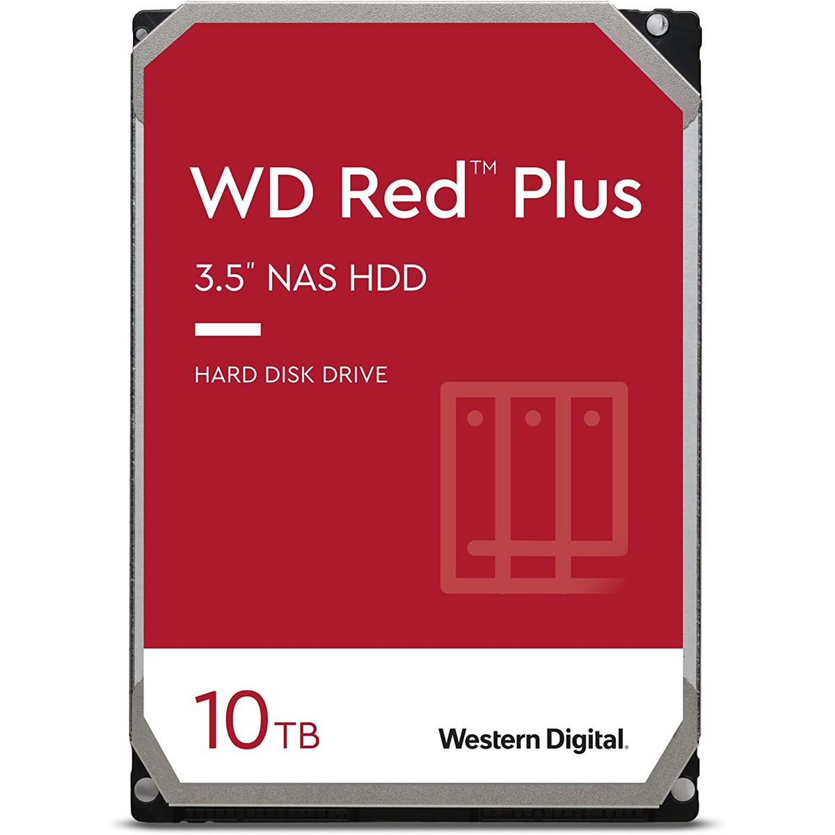 10TB WD Red Plus NAS CMR Internal Hard Drive for $159.99 Shipped
