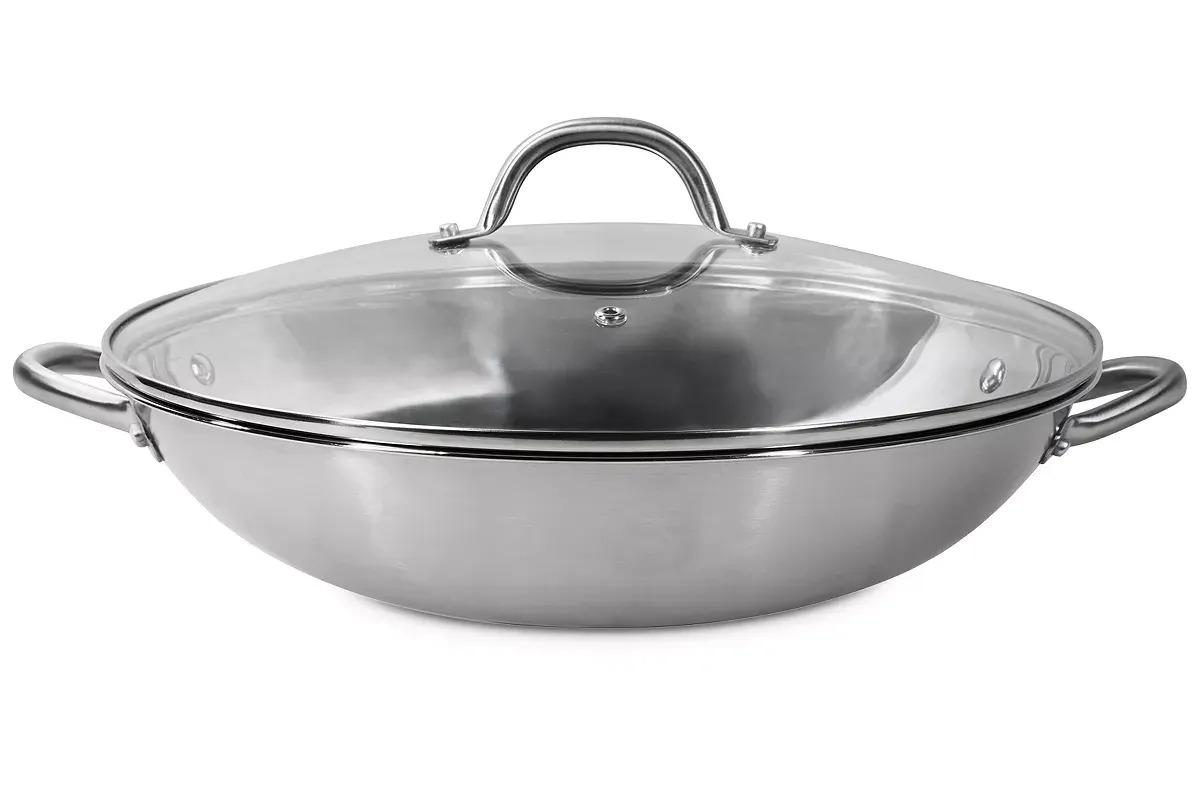 Sedona Stainless Steel Multipurpose Pan with Glass Lid for $14.93