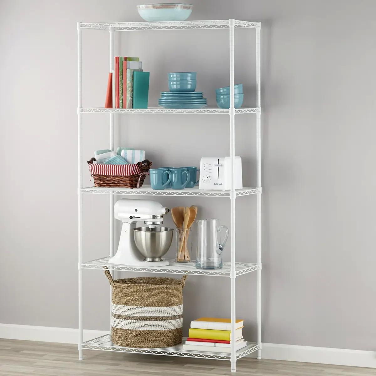 5-Tier Hyper Tough Steel Wire Shelving Unit for $56.45 Shipped