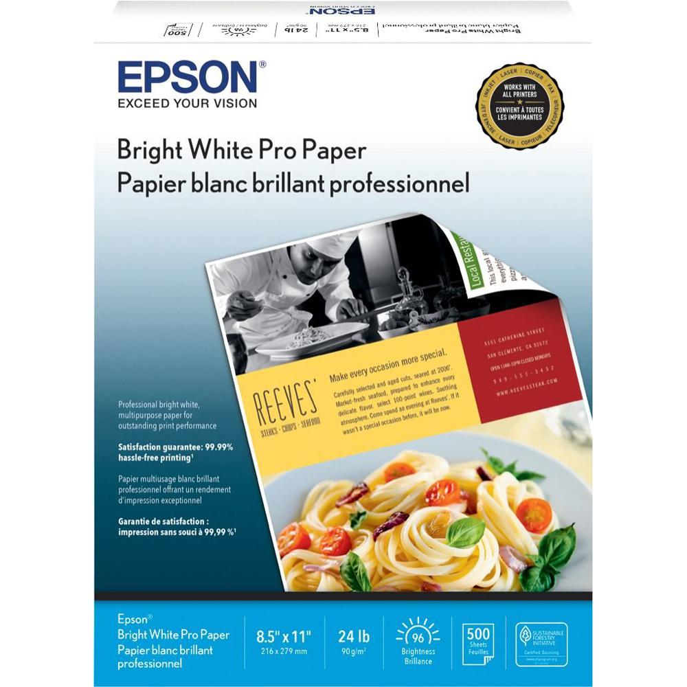 Epson Pro Bright White Paper 500 Sheets for $5.49 Shipped