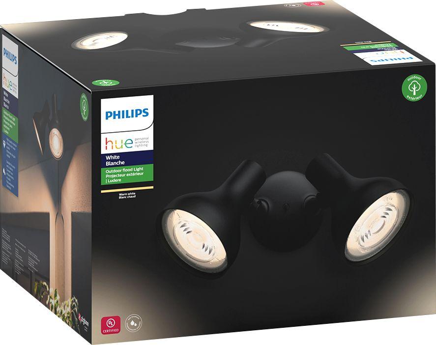 Philips Hue Ludere Outdoor Flood Light with 2 Smart Bulbs for $55.99
