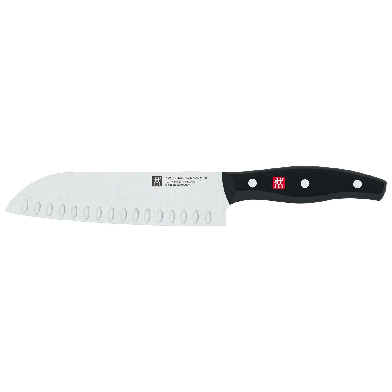 7in Zwilling Twin Signature Hollow Edge Santoku Knife for $29.99