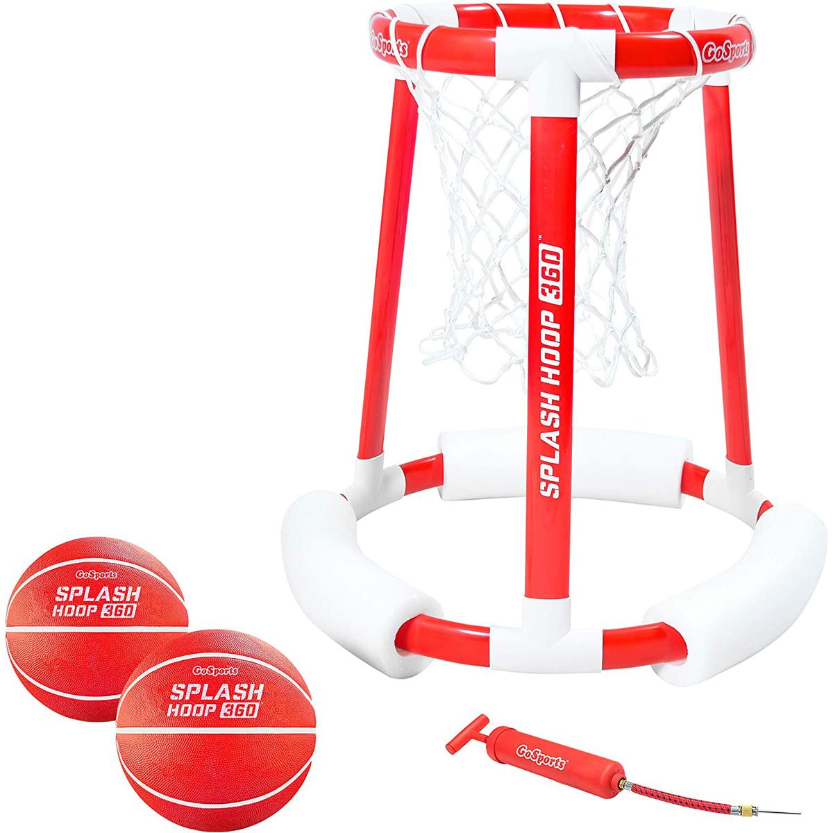 GoSports Splash Hoop 360 Floating Pool Basketball Game Set for $12.47