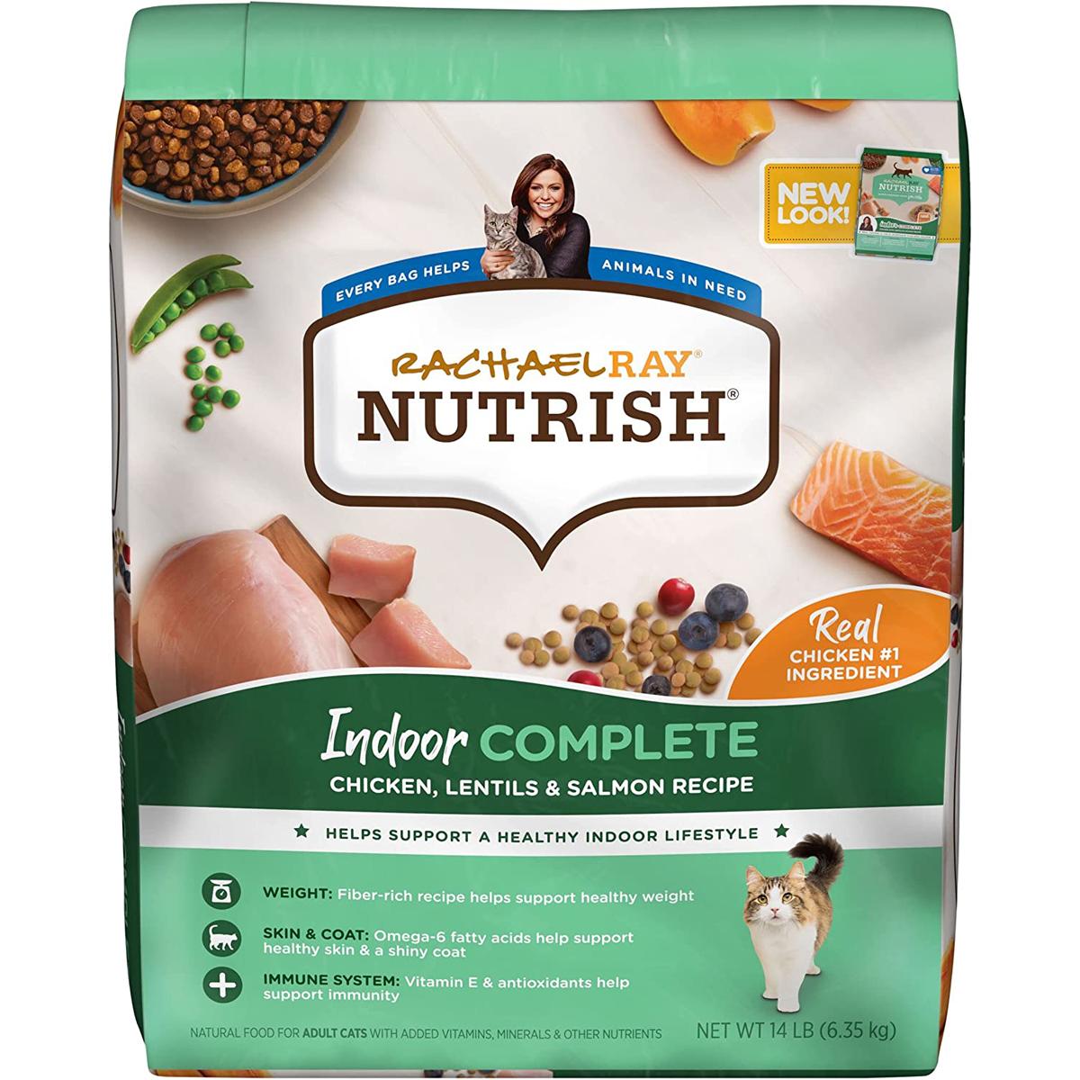 Rachael Ray Nutrish Indoor Complete Dry Cat Food for $12.82 Shipped