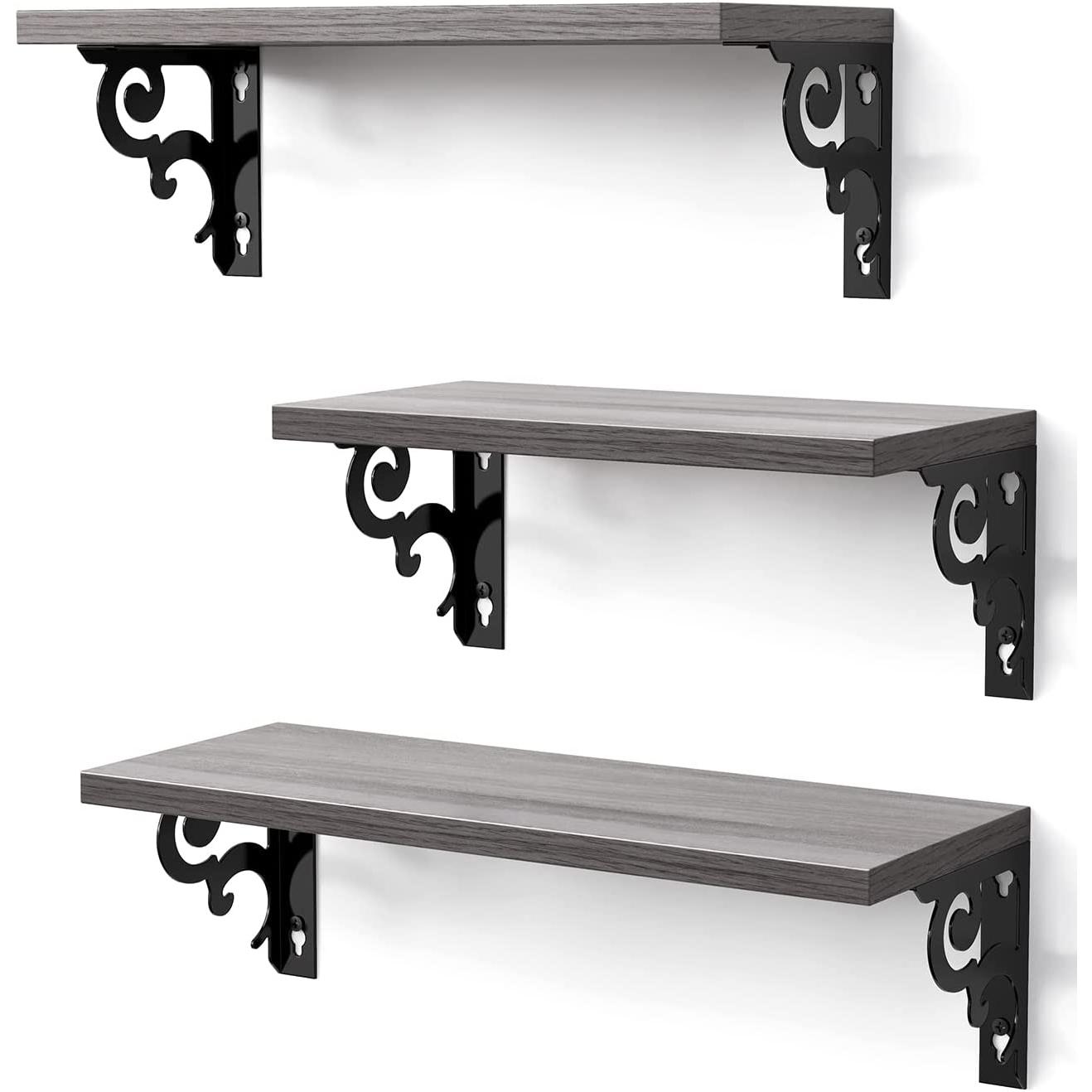 Amada Homefurnnishings Floating Wall Shelves for $10.99