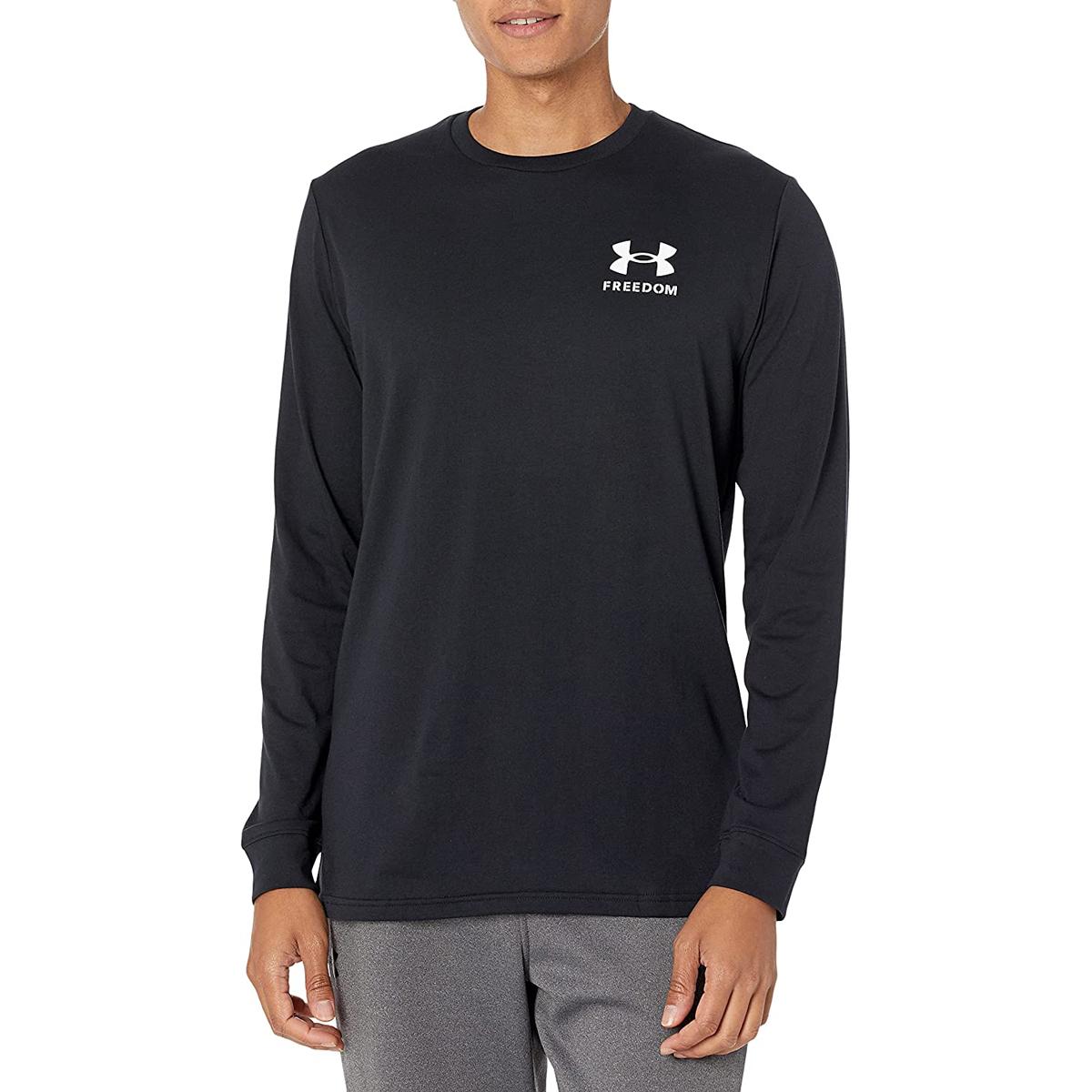 Under Armour Mens Freedom Flag Long Sleeve T-Shirt for $15.73