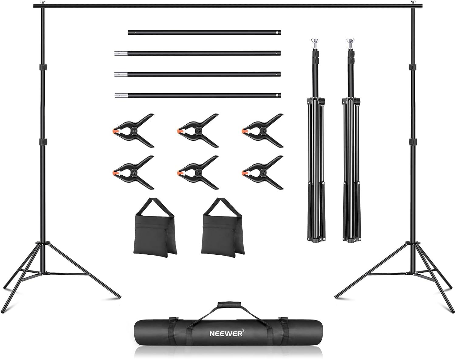 Neewer Photo Studio 10 x 6.6 Backdrop Support System for $24.99 Shipped