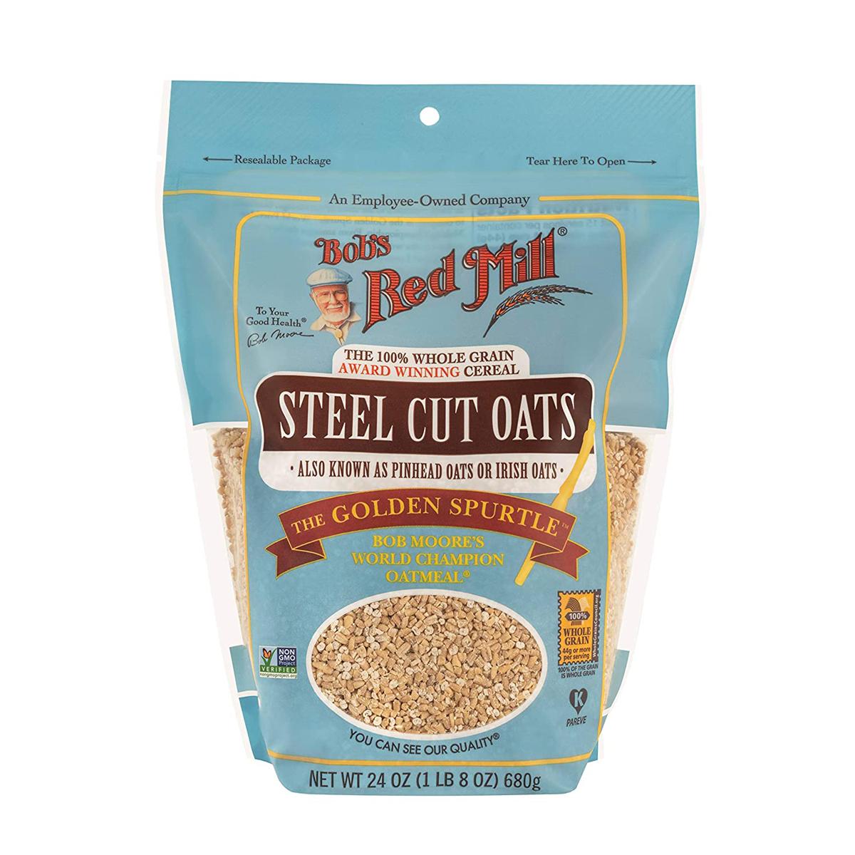 Bobs Red Mill Steel Cut Oats 4 Pack for $11.16