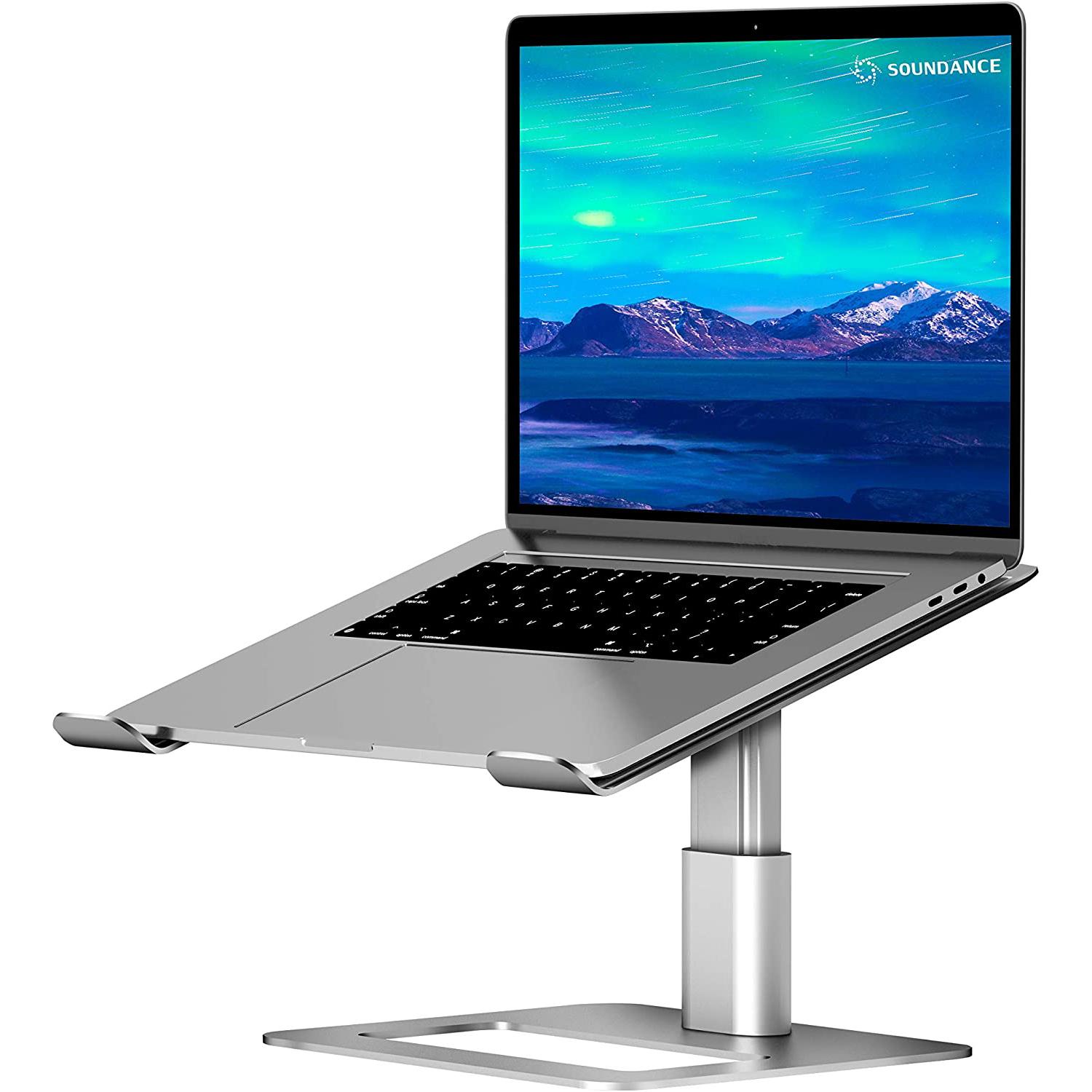 Soundance Ergonomic Adjustable Aluminum Laptop Riser Stand Mount for $11.99 Shipped