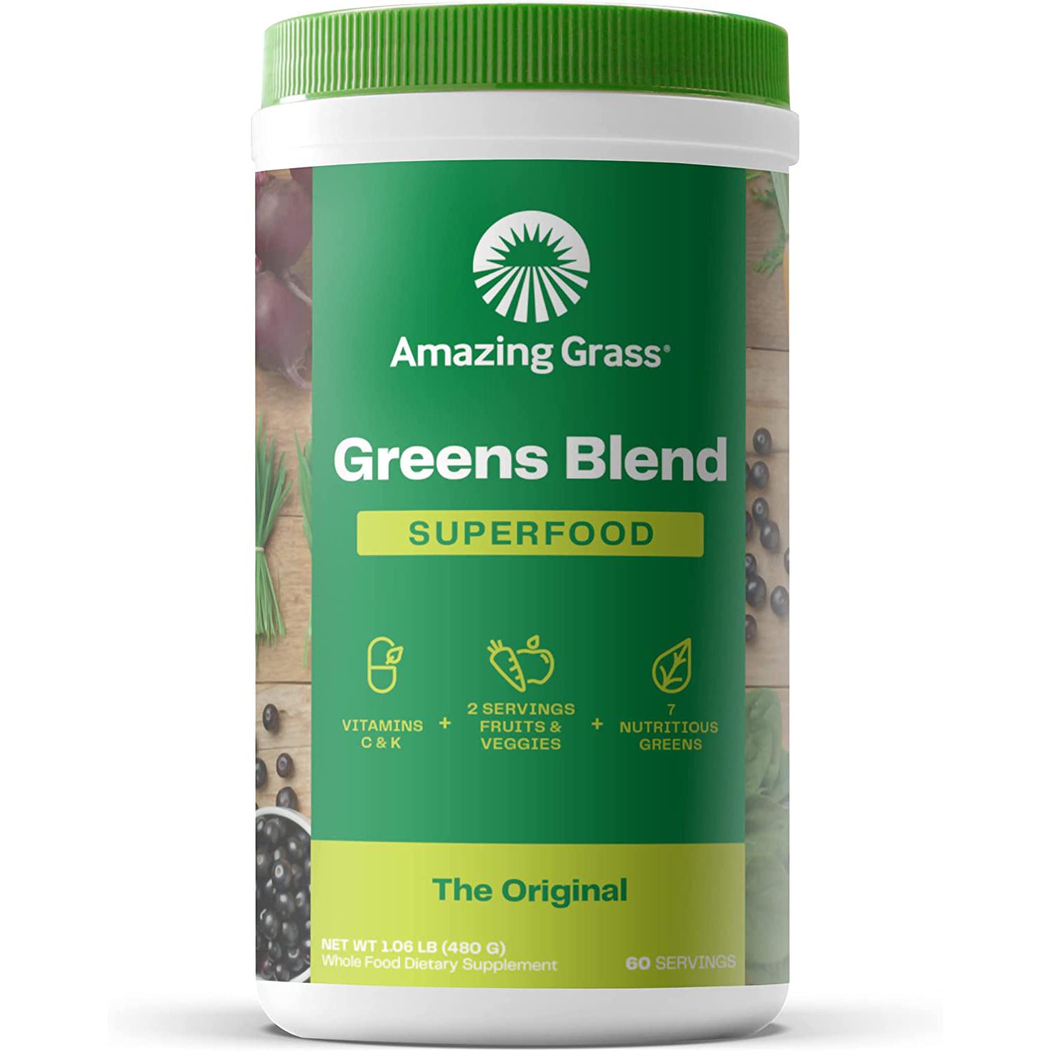Amazing Grass Green Superfood Organic Powder for $20.48 Shipped