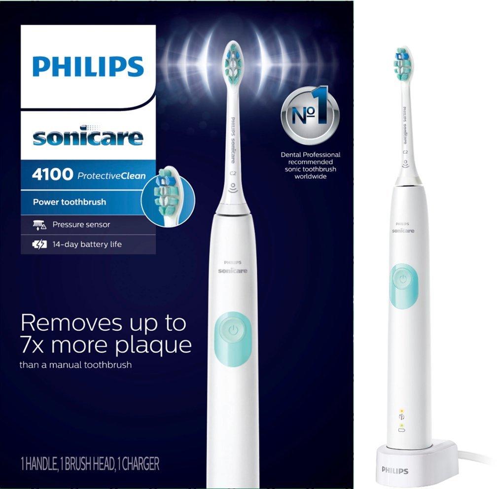 Philips Sonicare ProtectiveClean 4100 Rechargeable Electric Toothbrush for $29.99