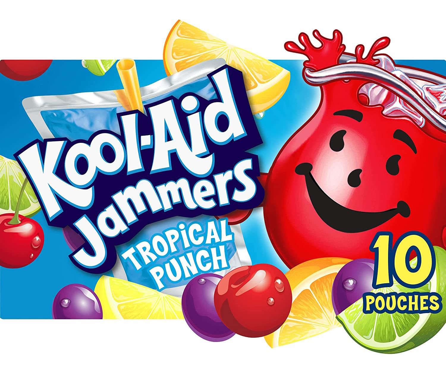 Kool-Aid Jammers Tropical Punch Juice Drink 40 Pouches for $2.68 Shipped