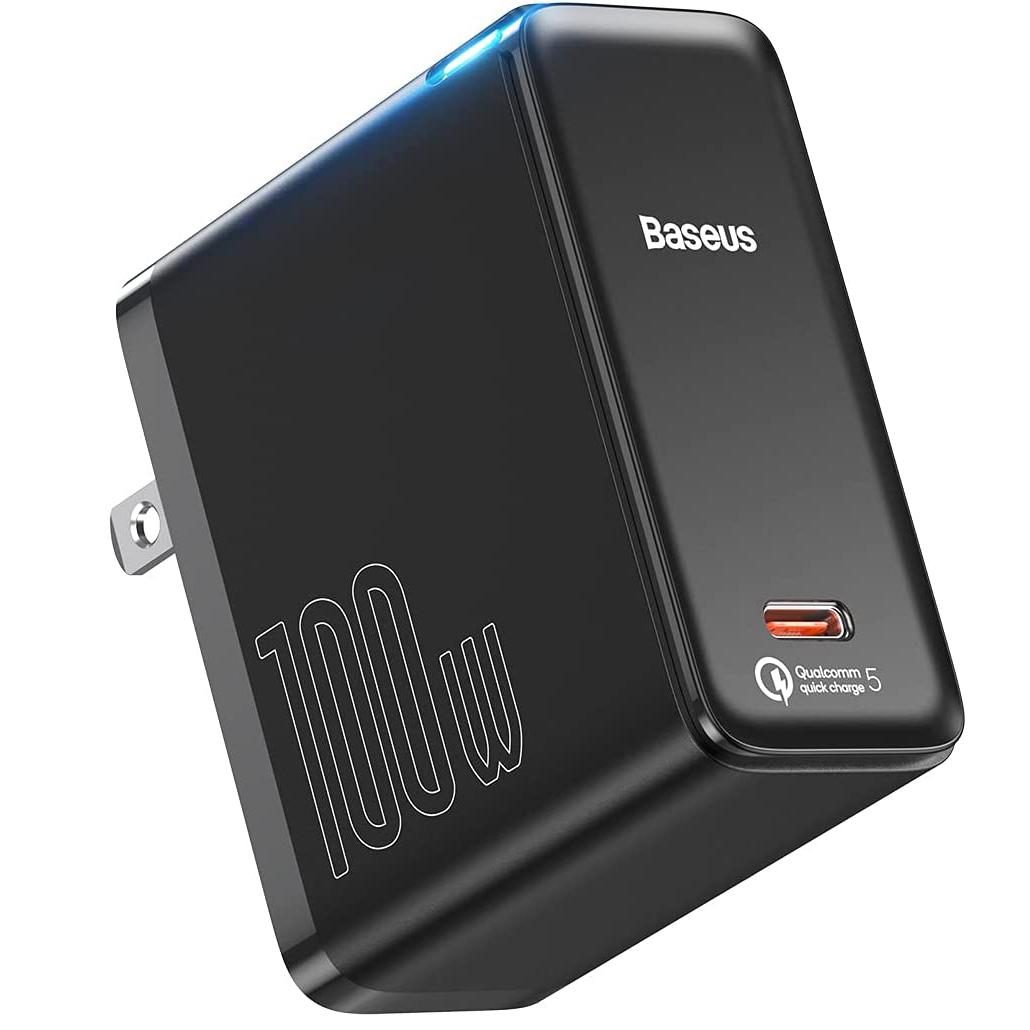 Baseus 100W GaN II USB C Quick Charge 5.0 Compact Wall Charger for $29.67 Shipped