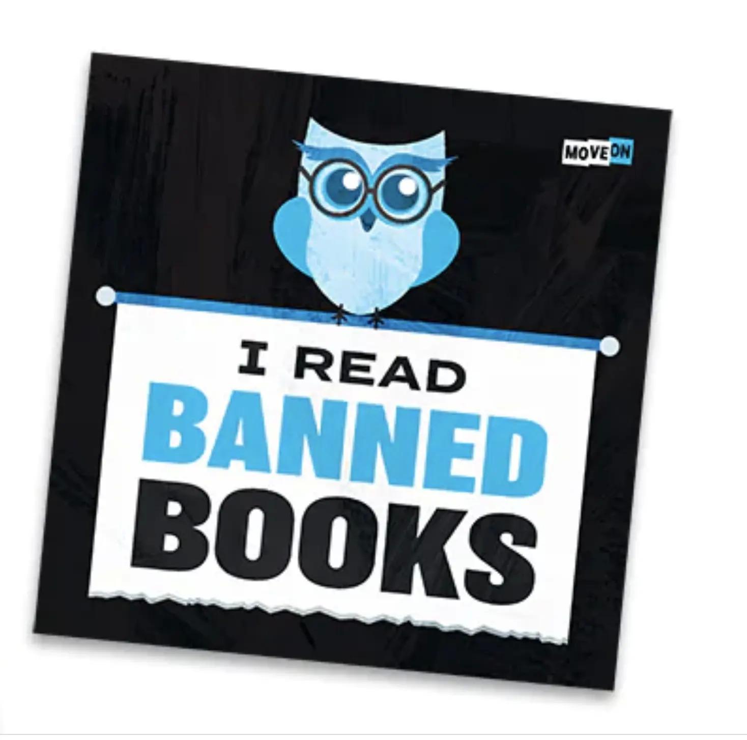 Free I Read Banned Books Sticker