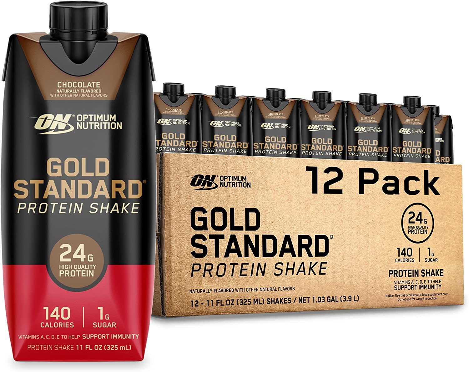 Optimum Nutrition Gold Standard Protein Shake 12 Count for $17.48 Shipped