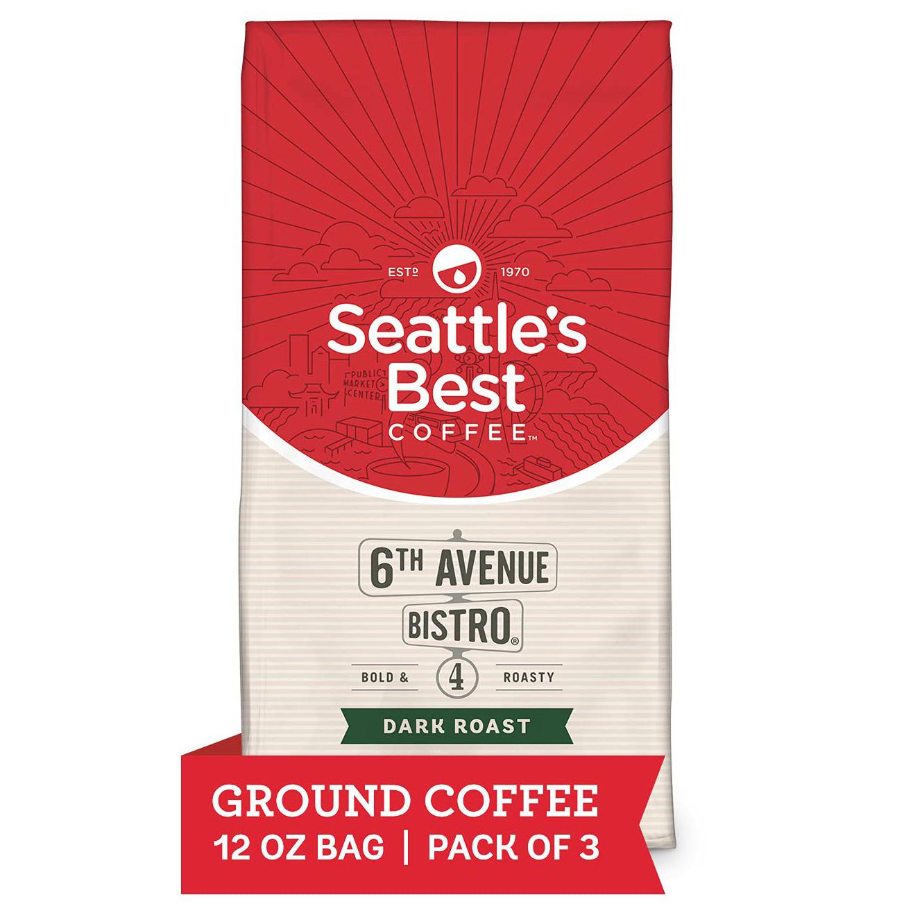 Seattles Best Dark Roast Ground Coffee for $11.95 Shipped