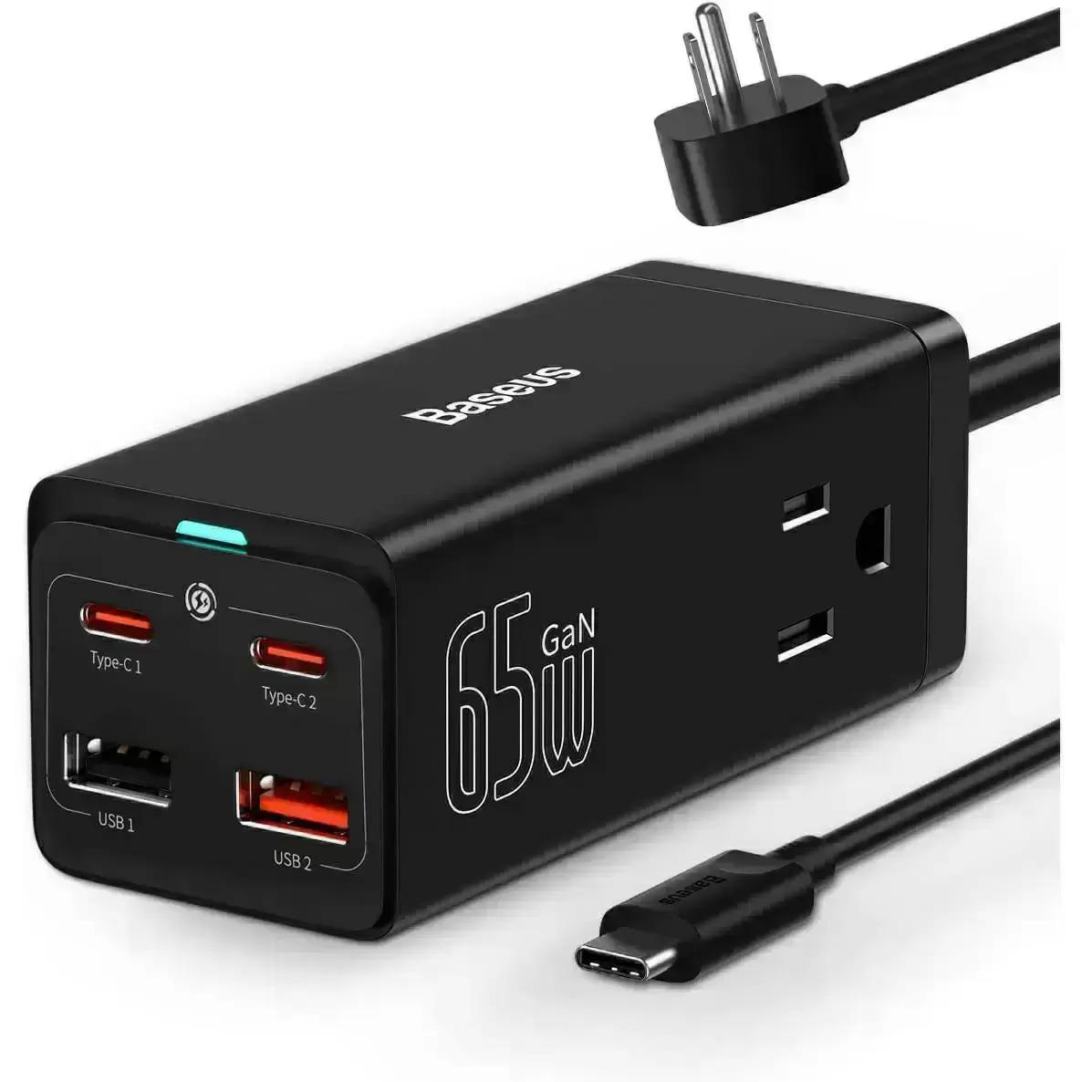 Baseus 65W USB-C GaN III Wall Charger for $19.99