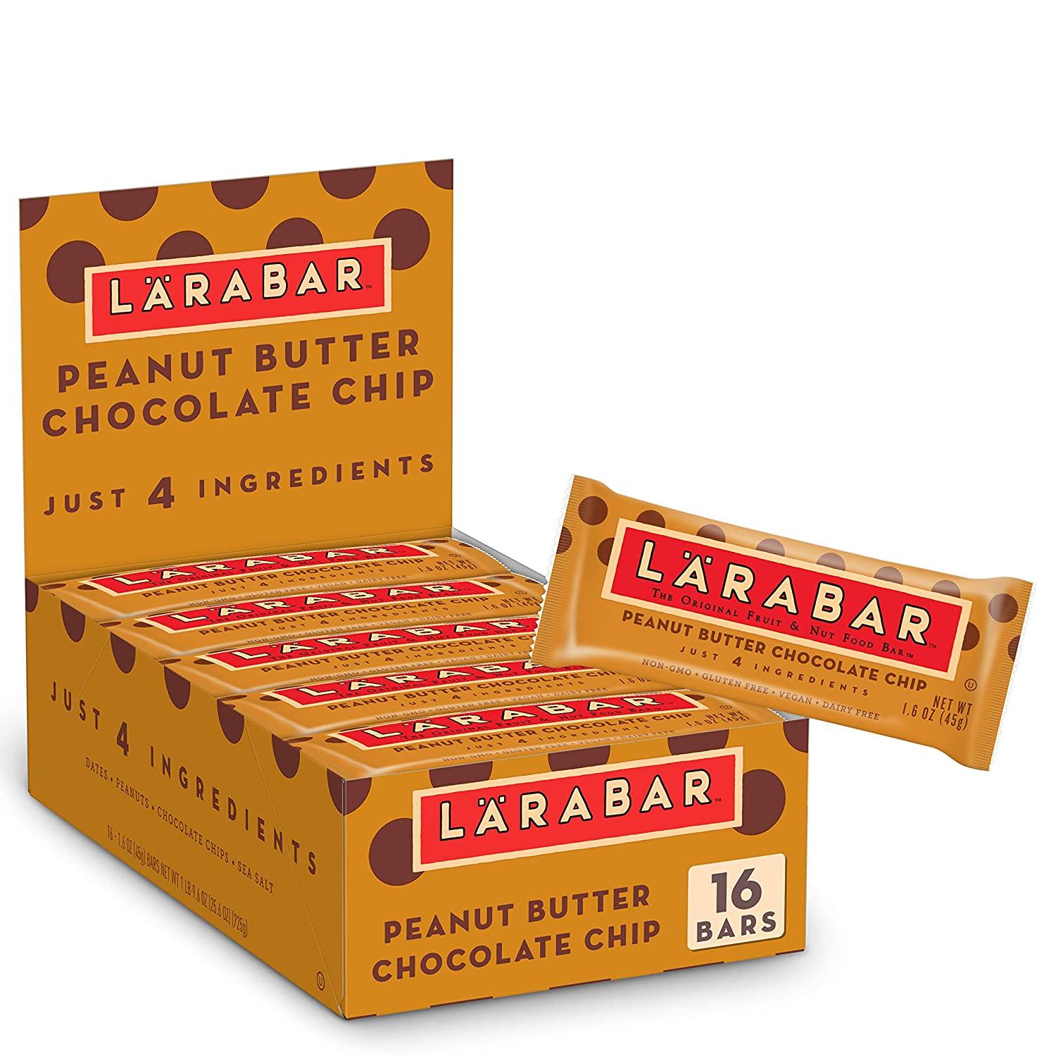 Larabar Gluten Free Fruit and Nut Bars Peanut Butter Chocolate for $9.37 Shipped