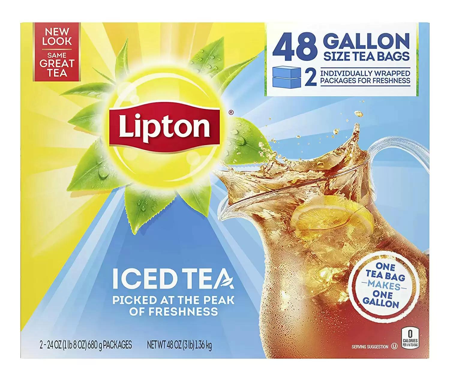 Lipton Gallon-Sized Iced Tea Bags for $5.68 Shipped