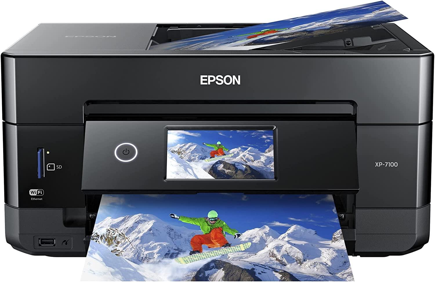Epson Expression Premium XP-7100 Wireless Color Photo Printer for $129.99 Shipped