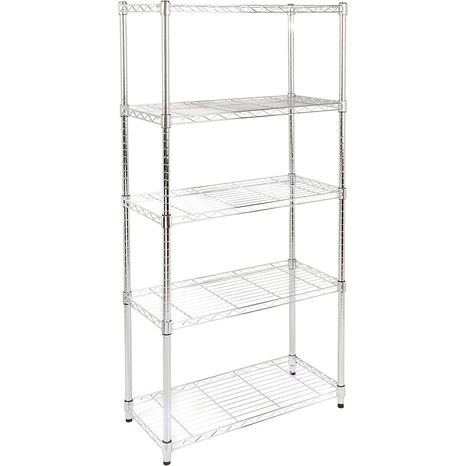 Amazon Basics 5-Shelf Adjustable Heavy Duty Storage Shelving Unit for $50.63 Shipped