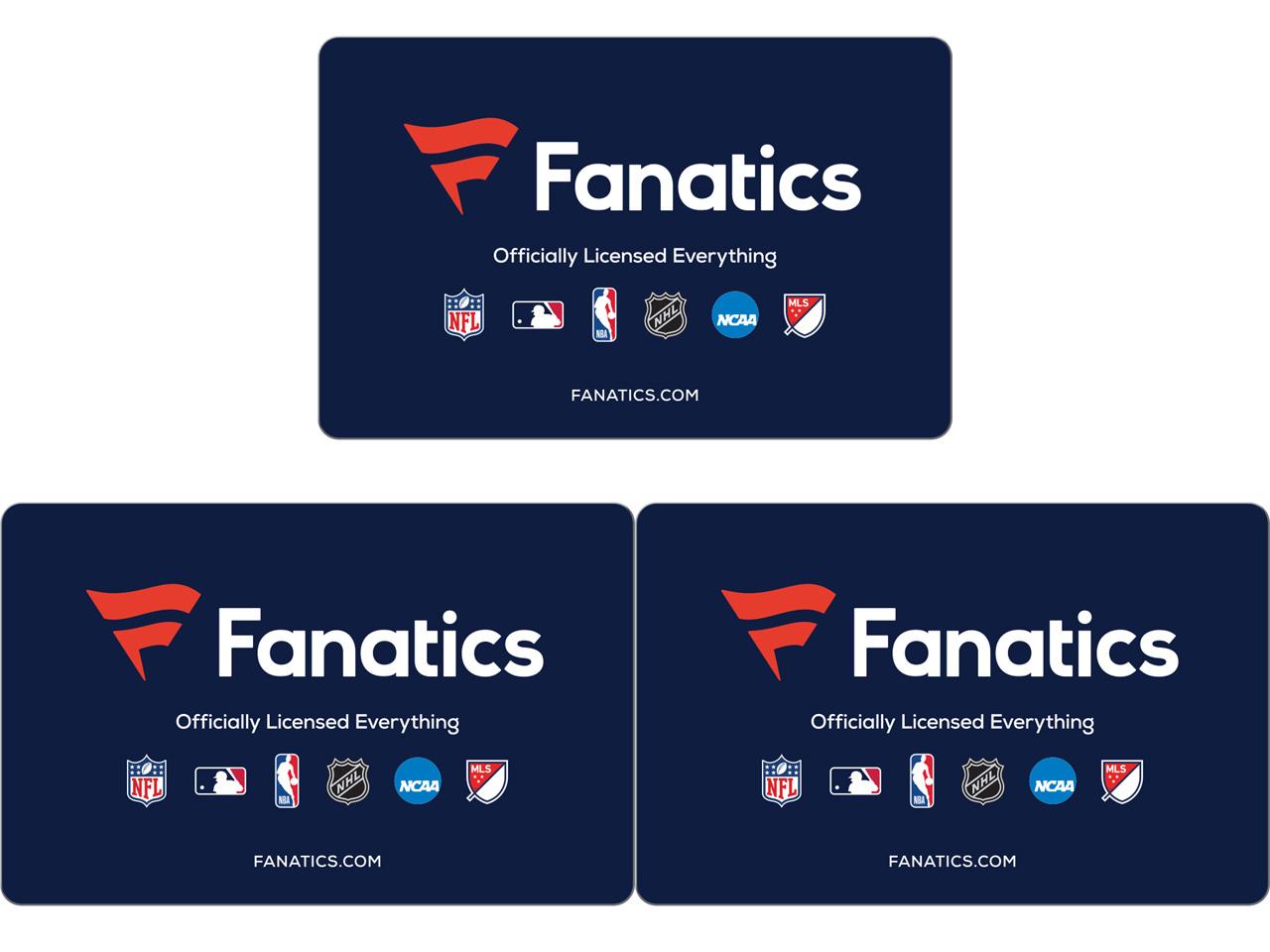 Fanatics Sports Apparel Gift Card 27% Off