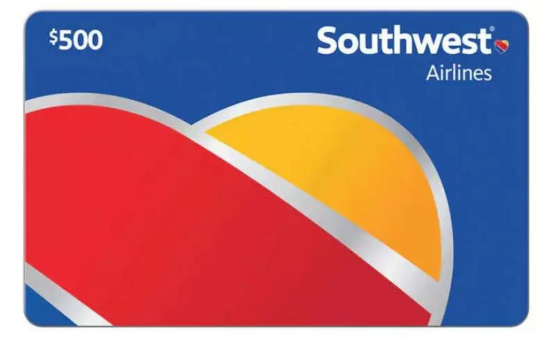 Southwest Airlines Discounted Gift Cards 14% Off