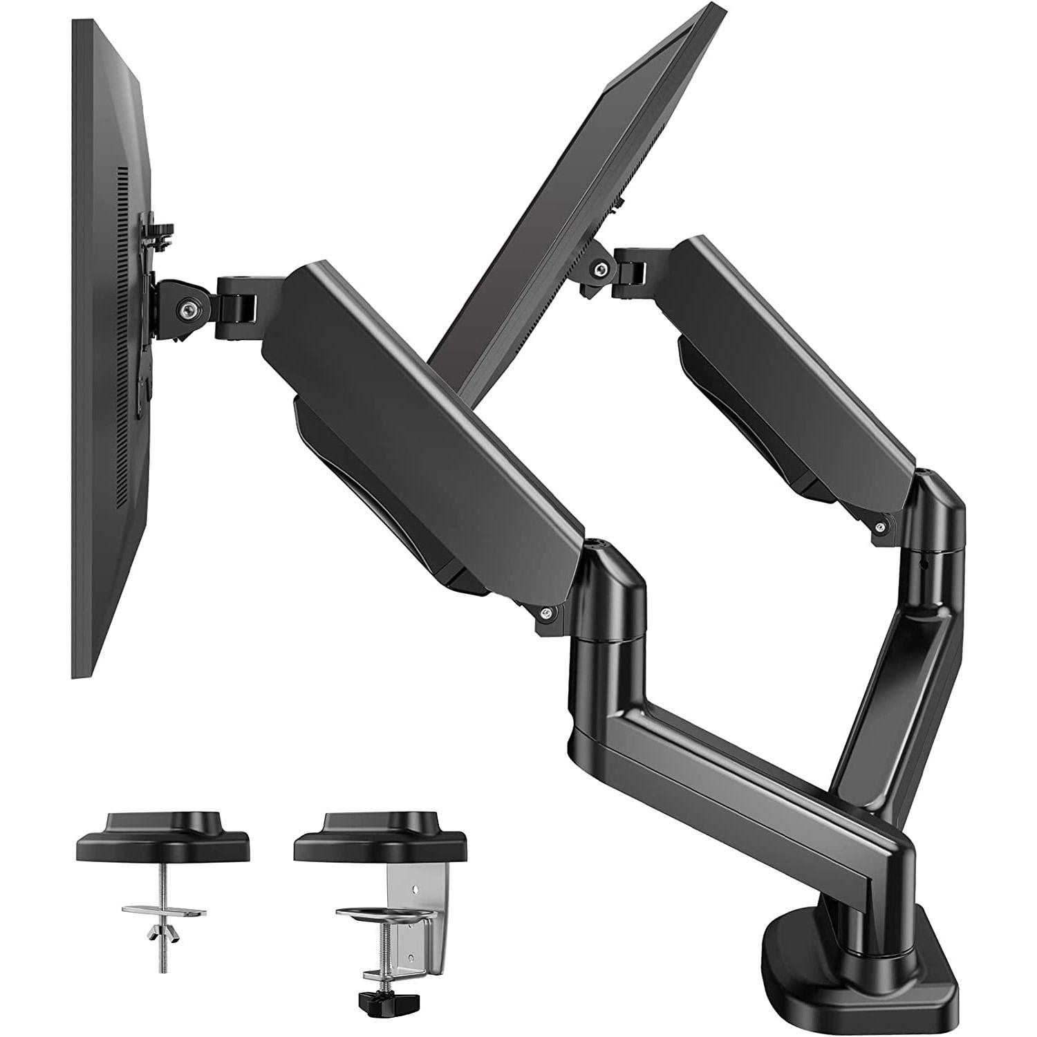 Dual Arm Adjustable Gas Spring VESA Monitor Mount for $31.67 Shipped