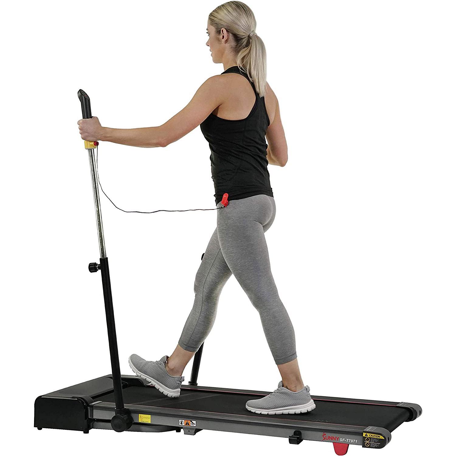 Sunny Health and Fitness Slim Walking Pad Treadmill for $189 Shipped