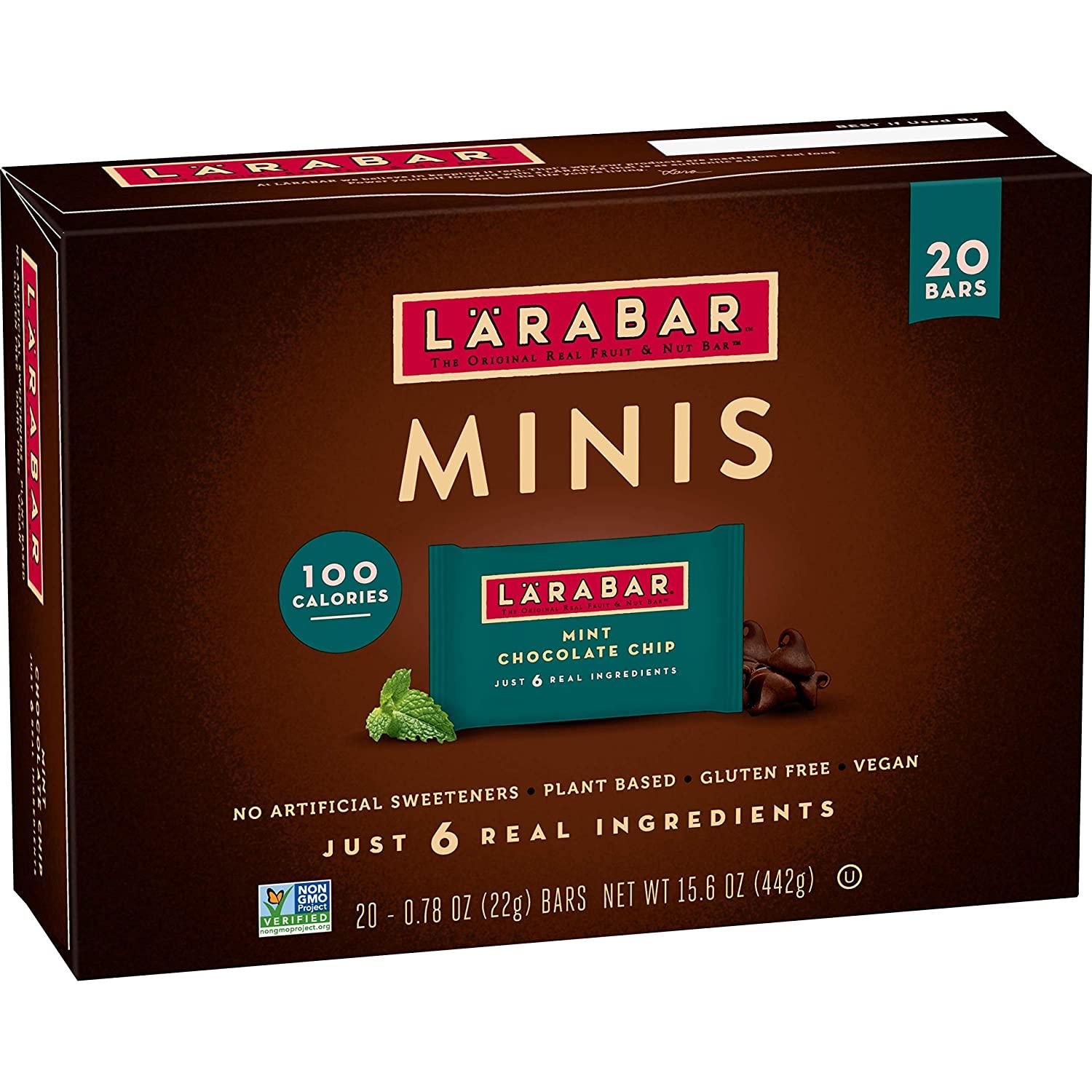Larabar Fruit and Nut Vegan Mint Chocolate Chip Mini Bars for $7.49 Shipped