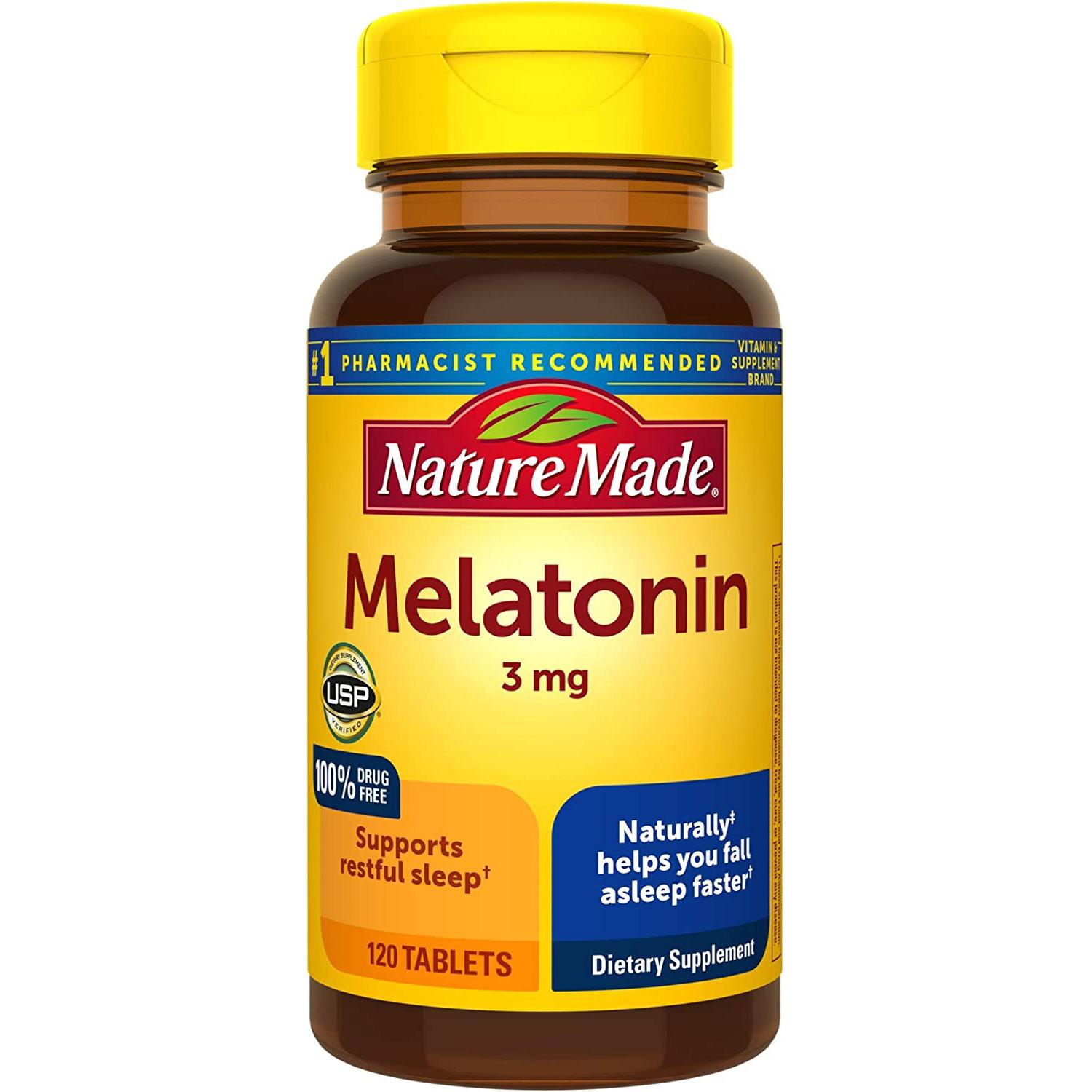 Nature Made 3 mg Melatonin Tablets for $4.67