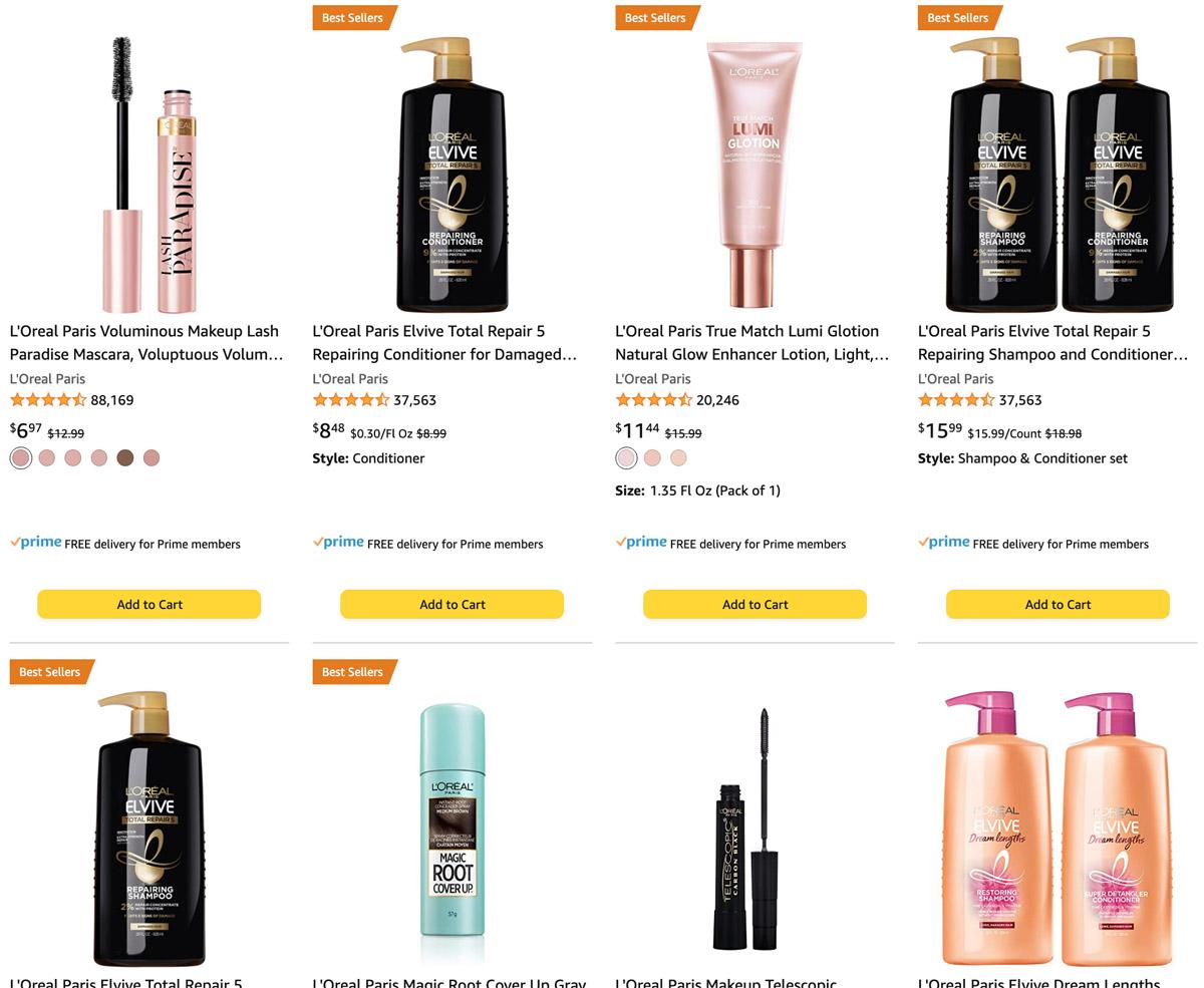 LOreal Paris Products $10 Off Coupon