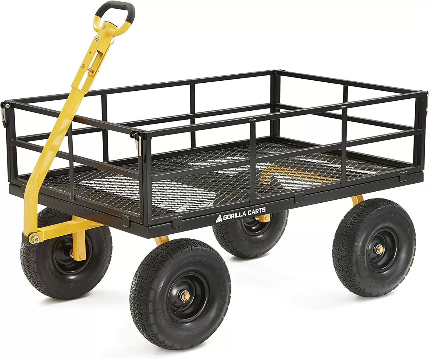 Gorilla Carts Heavy-Duty Steel Utility Cart for $137.95 Shipped