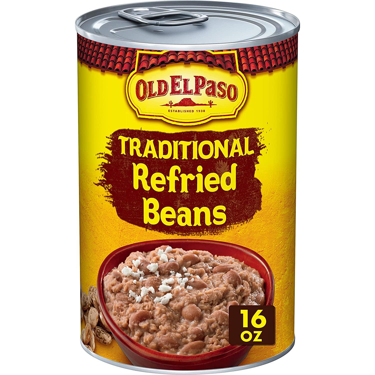 Old El Paso Traditional Refried Beans 12 Cans for $11.61 Shipped
