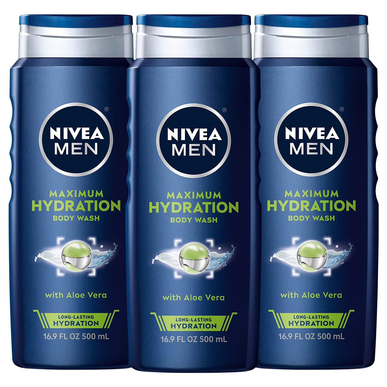 Nivea Men Maximum Hydration Body Wash 3 Pack for $8.93 Shipped